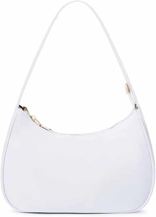 Shoulder Bags for Women, Cute Hobo Tote Handbag Mini Clutch Purse with Zipper Closure