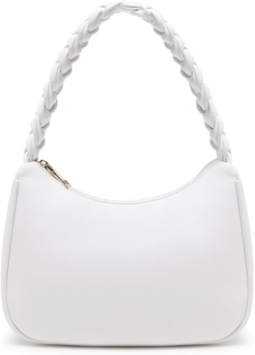Shoulder Bags for Women, Cute Hobo Tote Handbag Mini Clutch Purse with Zipper Closure