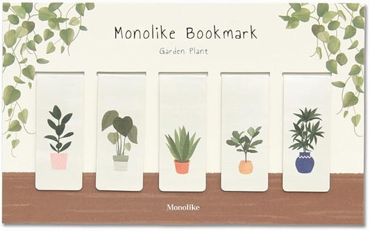 Monolike Magnetic Bookmarks Garden Plant, Set of 5