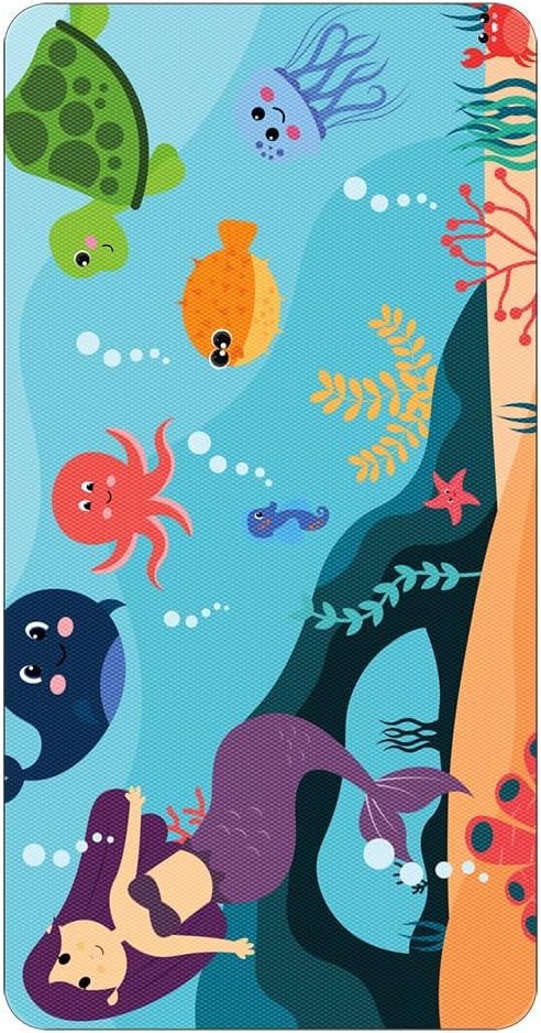 Kahuna Grip™ Non-Slip Peel and Stick Bath & Shower Mat - Ocean Friends (14x27)