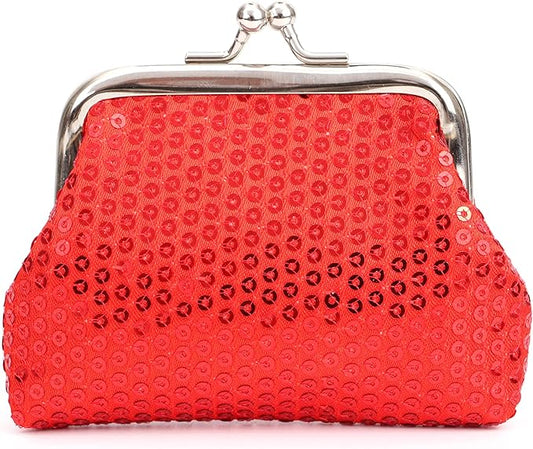 CONCISE Coin Purse Vintage Bag Lock Wallet Buckle Kiss Lock change purse leather coin purse change holder wallet coin
