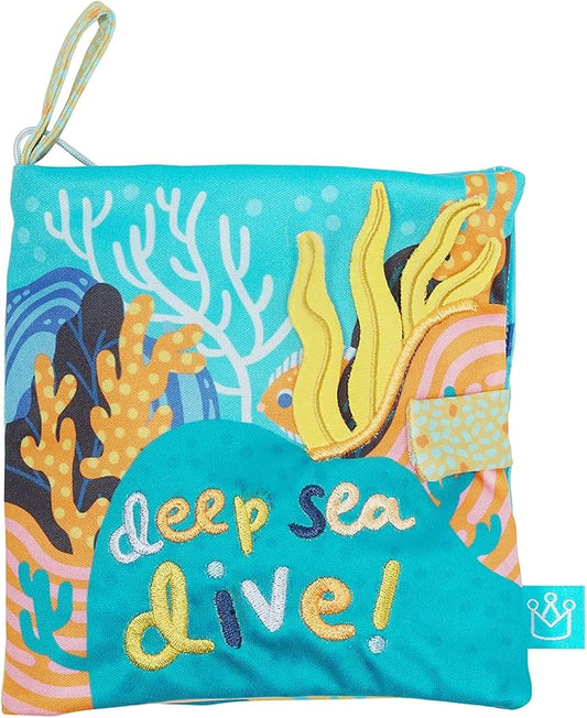 Manhattan Toy Deep Sea Dive Machine Washable Bath Time Activity Book for Infants and Toddlers