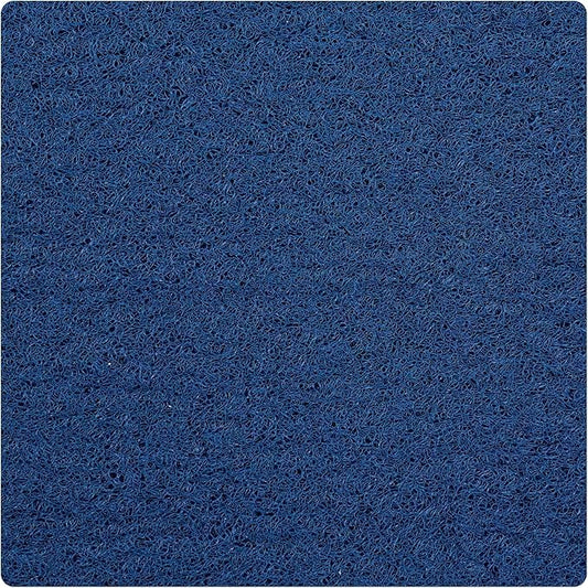 Square Shower Mat - Non Slip Shower Mats for Inside Shower - Extra Large 31x31 Shower Floor Mat Non Slip - Square Bath Mat for Shower - Secure Anti Slip Loofah Shower Bath Mat (31x31 Navy)